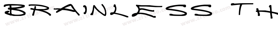 Brainless Thoughts字体转换